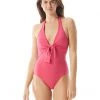 Vince Camuto Solid Tie Front Halter One-Piece | Swimwear -Vince Camuto Shop 519biN6NYL. AC SR736920