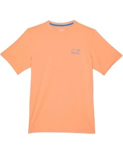 Vineyard Vines Kids Short Sleeve Whale Harbor Performance Tee (Toddler/Little Kids/Big Kids) | Shirts & Tops