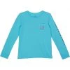 Vineyard Vines Kids Surfboards Whale Fill Long Sleeve Pocket T-Shirt (Toddler/Little Kids/Big Kids) | Shirts & Tops