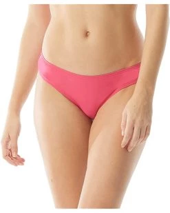 Vince Camuto Surf Shades Shirred Smooth Fit Cheeky Bikini Bottoms | Swimwear