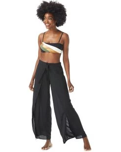 Vince Camuto Serengeti Shades Wrap Tie Cover-Up Pant | Swimwear