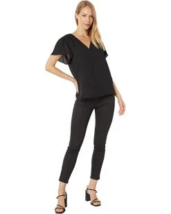 Vince Camuto Flutter Sleeve V-Neck Blouse | Shirts & Tops -Vince Camuto Shop 6174smqePiS. AC SR736920