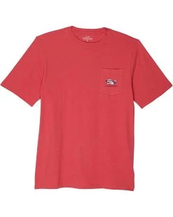 Vineyard Vines Kids Short Sleeve Beach Whale Glow Pocket T-Shirt (Toddler/Little Kids/Big Kids) | Shirts & Tops