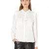 Vince Camuto Puff Sleeve Button-Down Shirt with Breast Pockets | Shirts & Tops