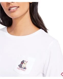 Vineyard Vines Long Sleeve Furry Friends Holiday Pocket Tee | Shirts & Tops -Vince Camuto Shop 61KMvcogpBL. AC SR736920