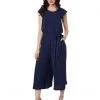 Vince Camuto Crepe Double Ruffle Sleeve Blouson Crop Jumpsuit | Jumpsuits & Rompers -Vince Camuto Shop 61NREwbbOVL. AC SR736920