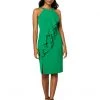 Vince Camuto Laguna Crepe Halter Neck Bodycon with Front Ruffle | Dresses -Vince Camuto Shop 61OALbpCLVL. AC SR736920
