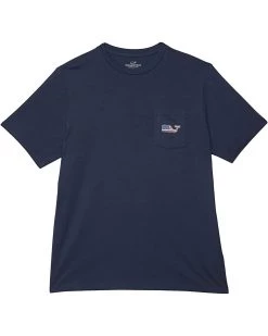 Vineyard Vines Kids Americana Whale Pocket Tee (Toddler/Little Kids/Big Kids) | Shirts & Tops