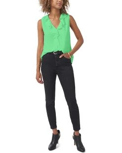 Vince Camuto V-Neck Ruffle Front Blouse | Shirts & Tops -Vince Camuto Shop 61SH1TeeioL. AC SR736920