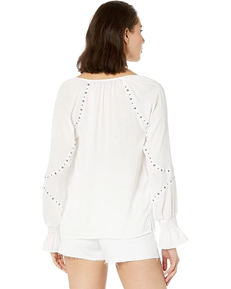 Vince Camuto Embroidered V-Neck Long Sleeve Blouse | Shirts & Tops 4 Vince Camuto Embroidered V-Neck Long Sleeve Blouse | Shirts & Tops - Image 2
