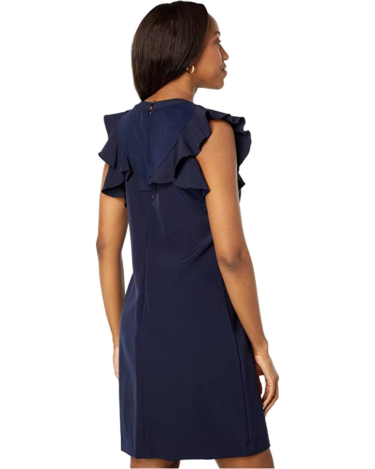 Vince Camuto Laguna Crepe Shift with Chiffon Back Detail | Dresses 4 Vince Camuto Laguna Crepe Shift with Chiffon Back Detail | Dresses - Image 2