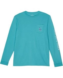 Vineyard Vines Kids Long Sleeve Lighthouse Pocket T-Shirt (Toddler/Little Kids/Big Kids) | Shirts & Tops