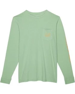 Vineyard Vines Kids Long Sleeve Glow In The Dark Whale T-Shirt (Toddler/Little Kids/Big Kids) | Shirts & Tops