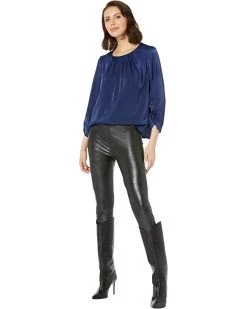 Vince Camuto Pleat Neck Blouse with 3/4 Sleeve | Shirts & Tops -Vince Camuto Shop 61eXr9IKyVL. AC SR736920