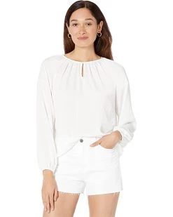 Vince Camuto Long Sleeve Keyhole Front Rumple Peasant | Shirts & Tops