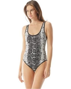 Vince Camuto Monterey Scoop Neck One-Piece | Swimwear