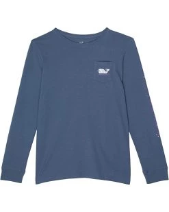 Vineyard Vines Kids Halloween Whale Long Sleeve Pocket T-Shirt (Toddler/Little Kids/Big Kids) | Shirts & Tops