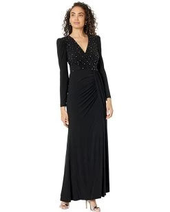 Vince Camuto V-Neck Gown | Dresses
