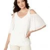 Vince Camuto Short Sleeve Cold-Shoulder Smock Bottom Blouse | Shirts & Tops -Vince Camuto Shop 61x0Ic9ubOL. AC SR736920