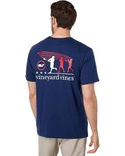 Vineyard Vines Short Sleeve Lacrosse Wind Up Pocket T-Shirt | Shirts & Tops