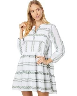 Vineyard Vines Breezy Tiered Jacquard Dress | Dresses