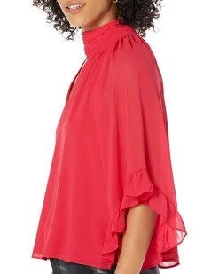 Vince Camuto Extend Shoulder Flutter Sleeve Keyhole Blouse | Shirts & Tops -Vince Camuto Shop 714LusCmEuL. AC SR736920