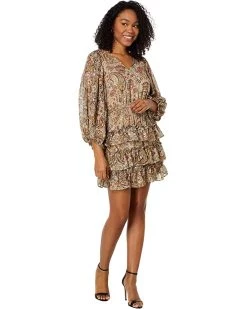 Vince Camuto V-Neck Tiered Skirt Dress with Balloon Sleeve | Dresses -Vince Camuto Shop 715ysEzOLL. AC SR736920