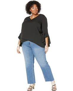Vince Camuto Plus Size Flutter Sleeve V-Neck Tunic | Shirts & Tops -Vince Camuto Shop 71701f IXPL. AC SR736920