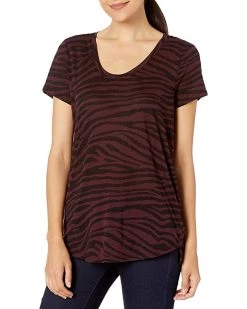 Vince Camuto Camuto Women's Tranquil Animal Scoop Neck T-Shirt | Shirts & Tops