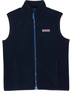 Vineyard Vines Kids Harbor Fleece Vest (Toddler/Little Kids/Big Kids) | Coats & Outerwear