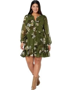Vince Camuto Long Sleeve with V-Neckline Dress | Dresses