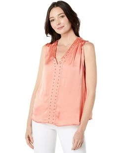 Vince Camuto Sleeveless V-Neck Rumple Blouse | Shirts & Tops