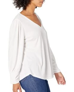 Vince Camuto Long Sleeve V-Neck Modal Rib Knit Top | Shirts & Tops -Vince Camuto Shop 71HuzyvKZ2L. AC SR736920