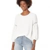 Vince Camuto Spring Crepe Blouse w/ Floral Lace Balloon Sleeve | Shirts & Tops -Vince Camuto Shop 71JA9A7L8BL. AC SR736920