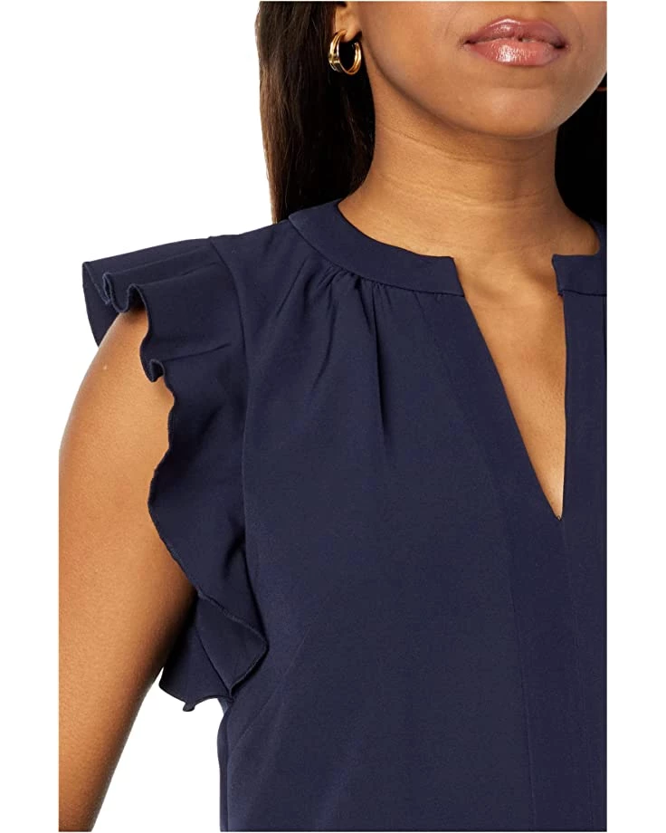 Vince Camuto Laguna Crepe Shift with Chiffon Back Detail | Dresses 5 Vince Camuto Laguna Crepe Shift with Chiffon Back Detail | Dresses - Image 3