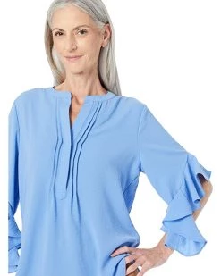 Vince Camuto Ruffle Sleeve Henley Blouse | Shirts & Tops -Vince Camuto Shop 71NKQ7qfmLL. AC SR736920