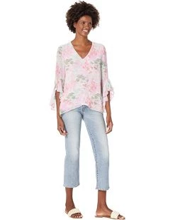 Vince Camuto Flutter Sleeve V-Neck Glowing Garden Tunic | Shirts & Tops -Vince Camuto Shop 71P5TJcuaL. AC SR736920
