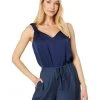 Vince Camuto Sleeveless Ruffle Strap Rumple Tank | Shirts & Tops -Vince Camuto Shop 71Q RNuJRnL. AC SR736920