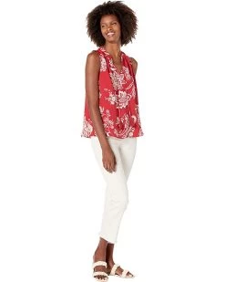 Vince Camuto Sleeveless Split-Neck Blooming Paisley Blouse | Shirts & Tops -Vince Camuto Shop 71Ql0Jg4njL. AC SR736920