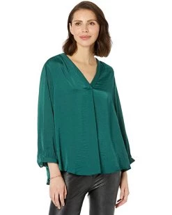 Vince Camuto Shop 25 Vince Camuto 3/4 Sleeve V-Neck Rumple Blouse | Shirts & Tops