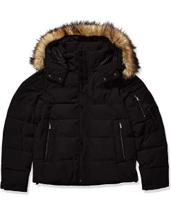 Vince Camuto Camuto Men's Puffer Jacket with Faux-Fur Trimmed Hood | Coats & Outerwear -Vince Camuto Shop 71REqZasCxL. AC SR736920