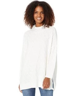 Vince Camuto Cable Side Slit Tunic | Sweaters