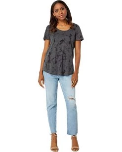 Vince Camuto Short Sleeve Marble Textures Scoop Neck Tee | Shirts & Tops -Vince Camuto Shop 71Vk FDTRcL. AC SR736920