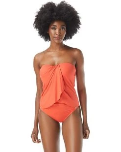 Vince Camuto Surf Shades Draped Bandini Top | Swimwear