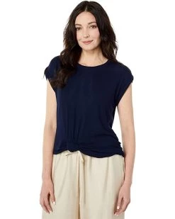 Vince Camuto Short Sleeve Knot Front Rib Tee | Shirts & Tops -Vince Camuto Shop 71ZHhni3vTL. AC SR736920