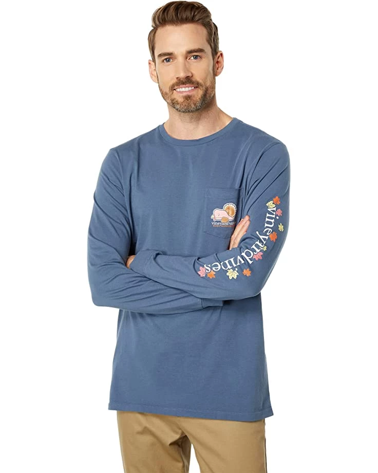 Vineyard Vines Long Sleeve Thanksgiving Icons Pocket Tee | Shirts & Tops 4 Vineyard Vines Long Sleeve Thanksgiving Icons Pocket Tee | Shirts & Tops - Image 2