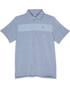 Vineyard Vines Kids Horizon Stripe Sankaty Polo (Toddler/Little Kids/Big Kids) | Shirts & Tops