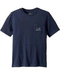 Vineyard Vines Kids Short Sleeve Vintage Whale Pocket T-Shirt (Toddler/Little Kids/Big Kids) | Shirts & Tops