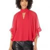 Vince Camuto Extend Shoulder Flutter Sleeve Keyhole Blouse | Shirts & Tops -Vince Camuto Shop 71hBXC zc7L. AC SR736920
