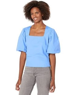 Vince Camuto Puff Sleeve Square Neck Blouse | Shirts & Tops